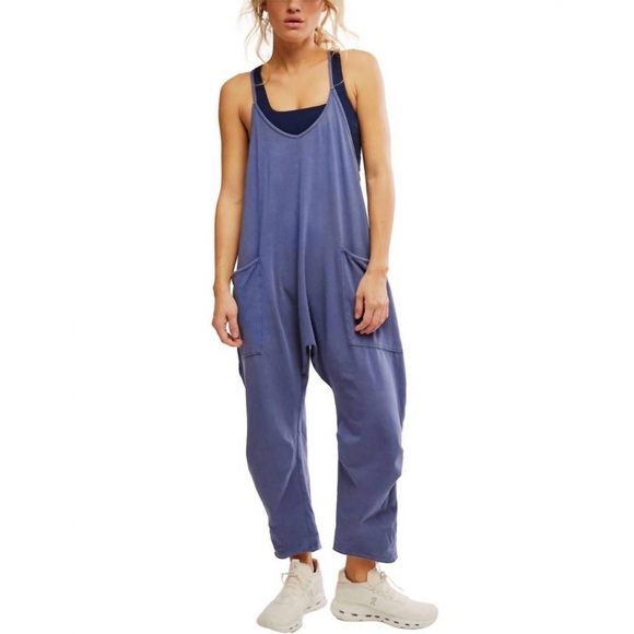 Free People FP Movement Women's Hot Shot Onesie Blue indigo Size XS - Picture 1 of 7